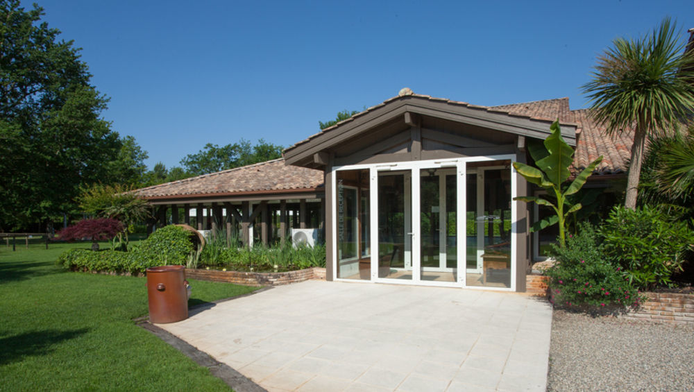 Hotel La Ferme D'En Chon Biscarrosse Exterior foto